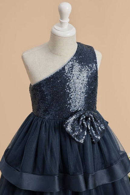 Robe Trapèze Nocturne Pailletée - gallery 3