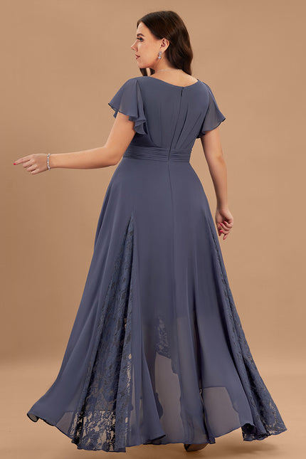 Robe Trapèze Vaporeuse Prunelle - gallery 7
