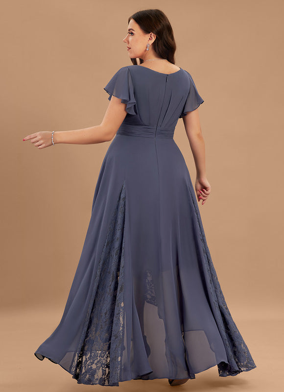 Robe Trapèze Vaporeuse Prunelle - gallery 7