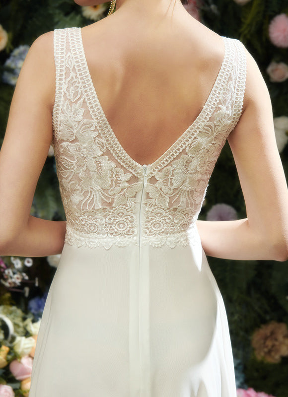 Robe Trapèze Éthérée Lumineuse - gallery 4