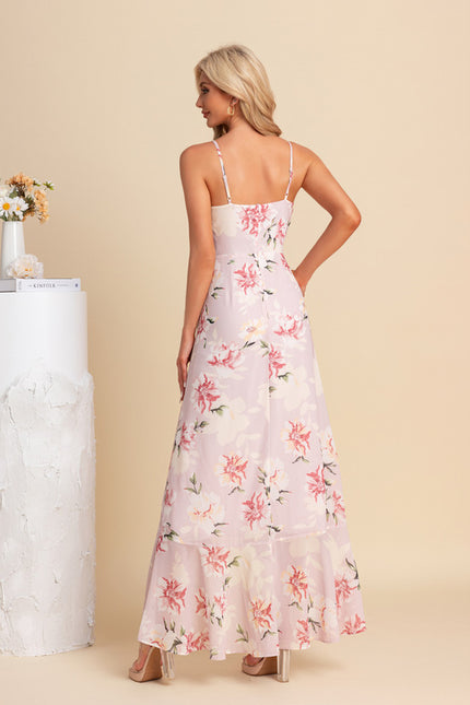 Robe Trapèze Florale Évoquée - gallery 4