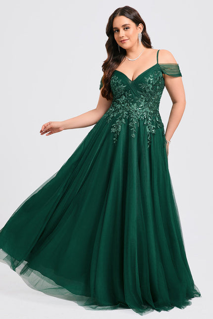 Robe Trapèze Émeraude Envoûtante - gallery 5