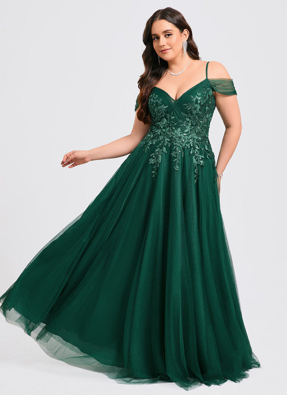 Robe Trapèze Émeraude Envoûtante - gallery 5