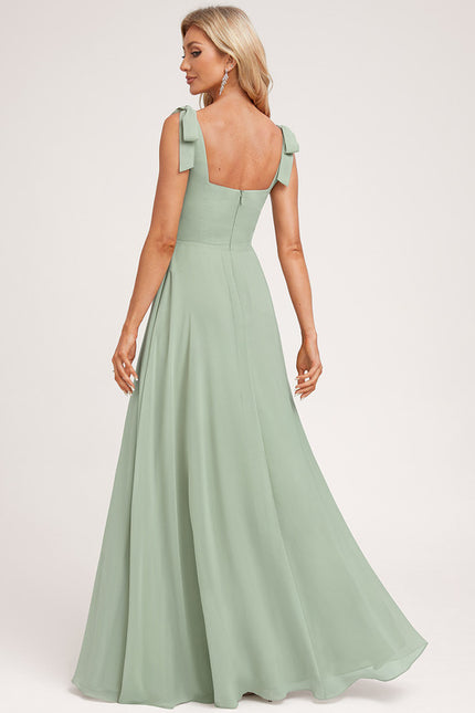 Robe Trapèze Élégance Verte - gallery 9