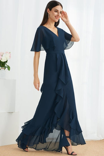 Robe Trapèze Aérienne Vert Pâle - gallery 1