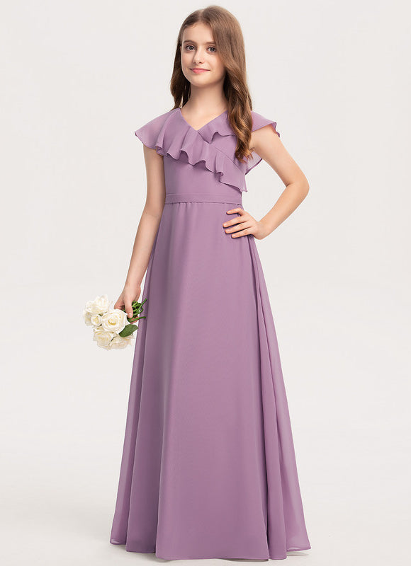 Robe Trapèze Lilas Flottant