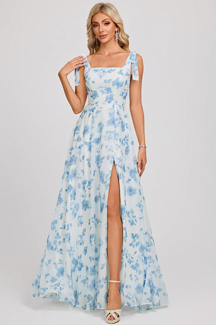 Robe Trapèze Élégante Vert Clair - gallery 2