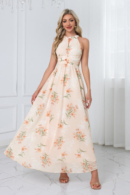 Robe Trapèze Évanescence Florale - gallery 9