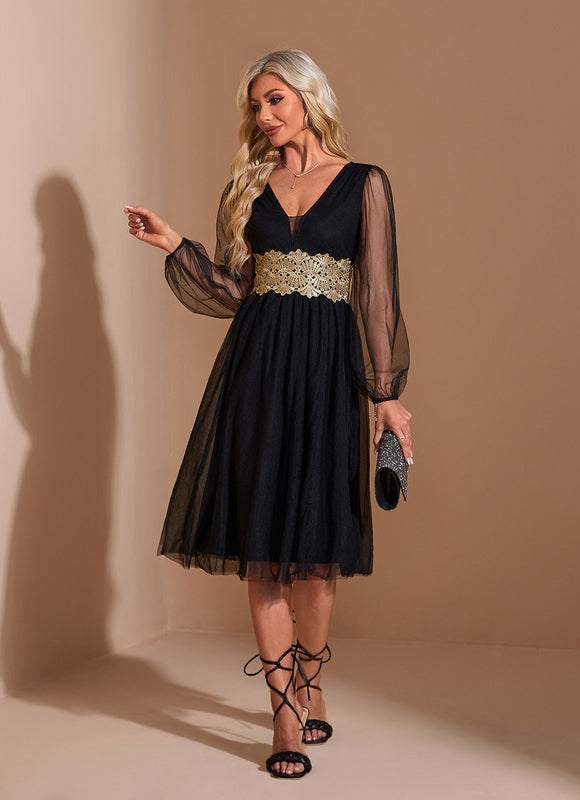 Robe Trapeze Col V - gallery 3