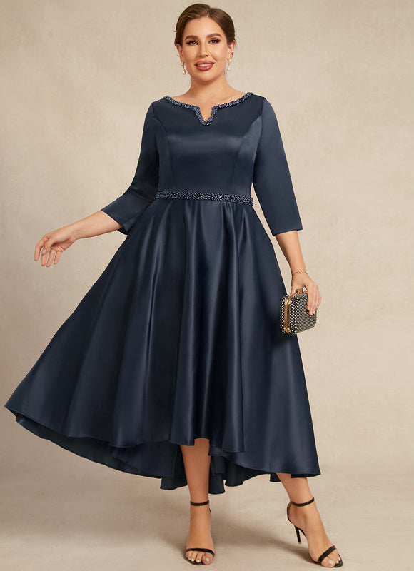 Robe Trapèze Élégance Saphir - gallery 6