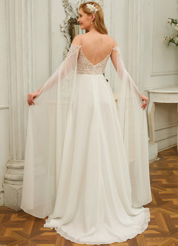 Robe Trapèze Élégance Cristalline - gallery 3