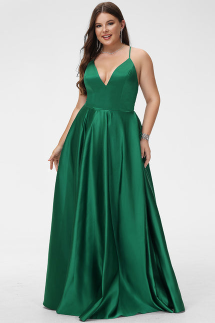 Robe Trapèze Éclat Satiné Doré - gallery 5