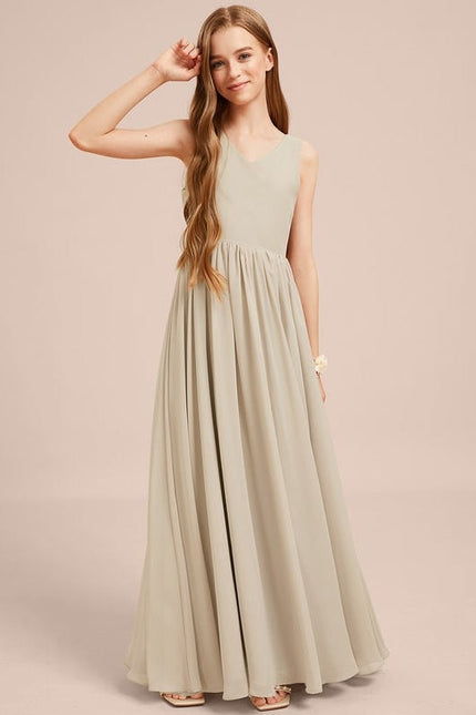 Robe Trapèze Mousseline Sable - gallery 4