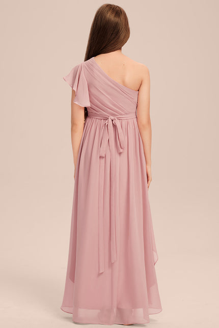 Robe Trapèze Rosée Flottante - gallery 4
