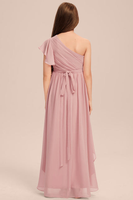 Robe Trapèze Rosée Flottante - gallery 4