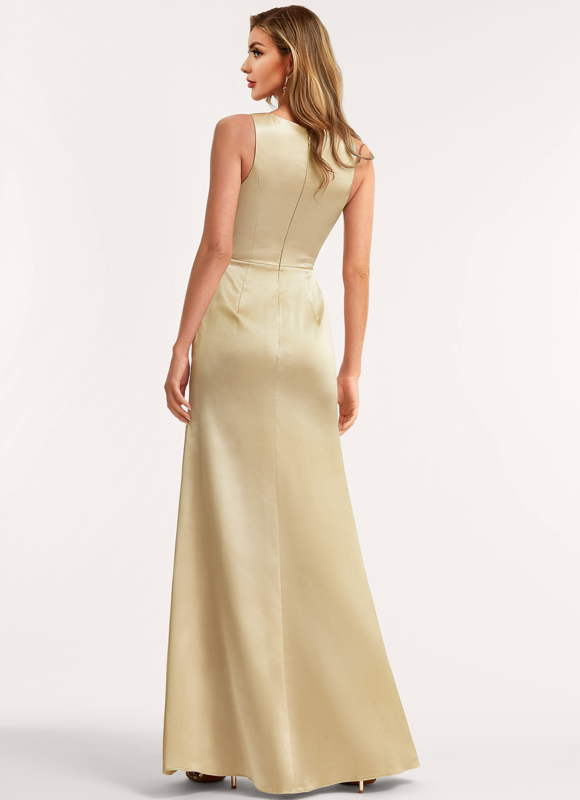 Robe Trapèze Satin Précieux - gallery 3