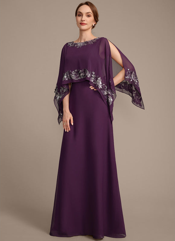 Robe Trapèze Violette Éthérée - gallery 4