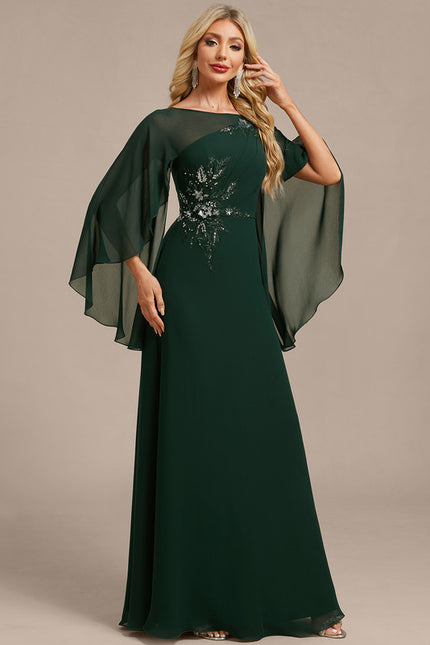 Robe Trapeze Col Bateau - gallery 5