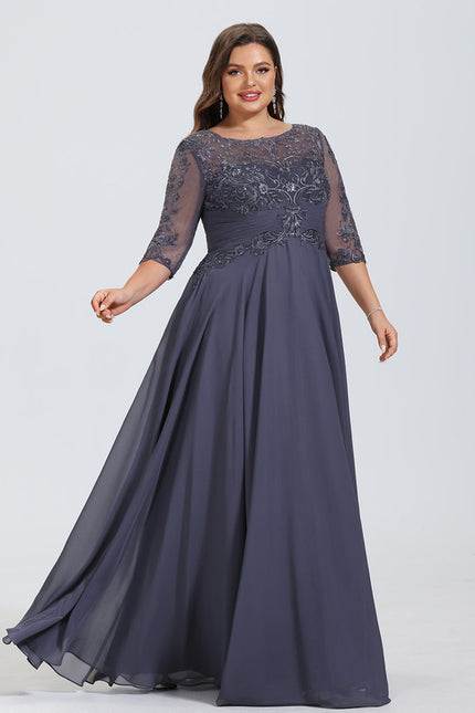 Robe Trapèze Éclatante Opulence - gallery 7