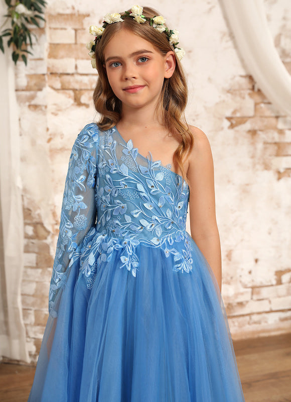 Robe Trapèze Tulle Artisanale - gallery 2