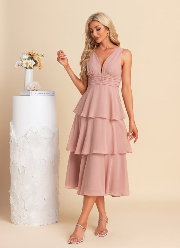 Robe Trapèze Chic Olivâtre
