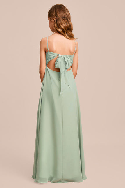 Robe Trapèze Aigue-Marine Élégante - gallery 4