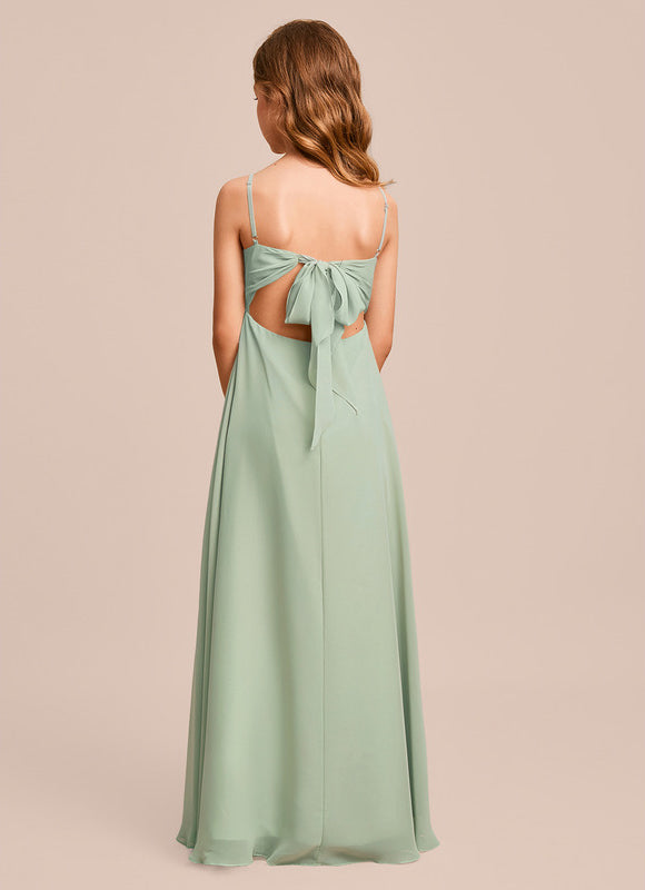 Robe Trapèze Aigue-Marine Élégante - gallery 4