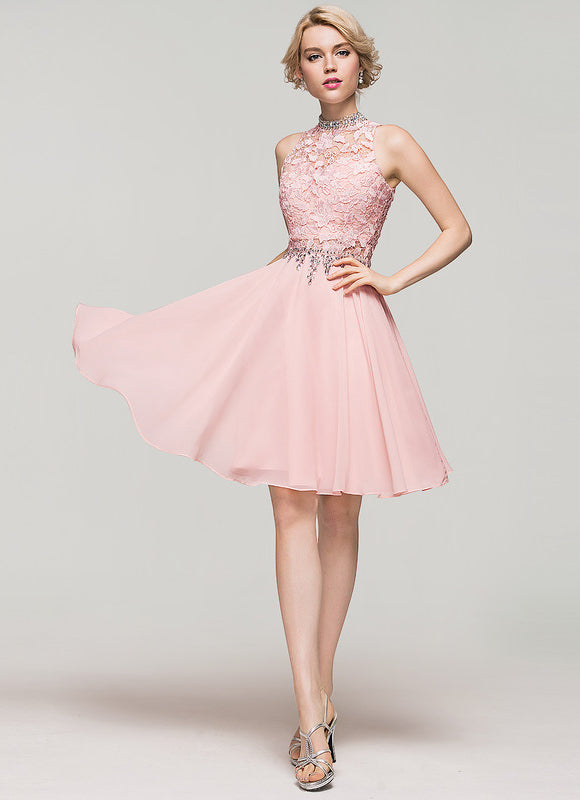 Robe Trapèze Lueur De Lavande - gallery 2