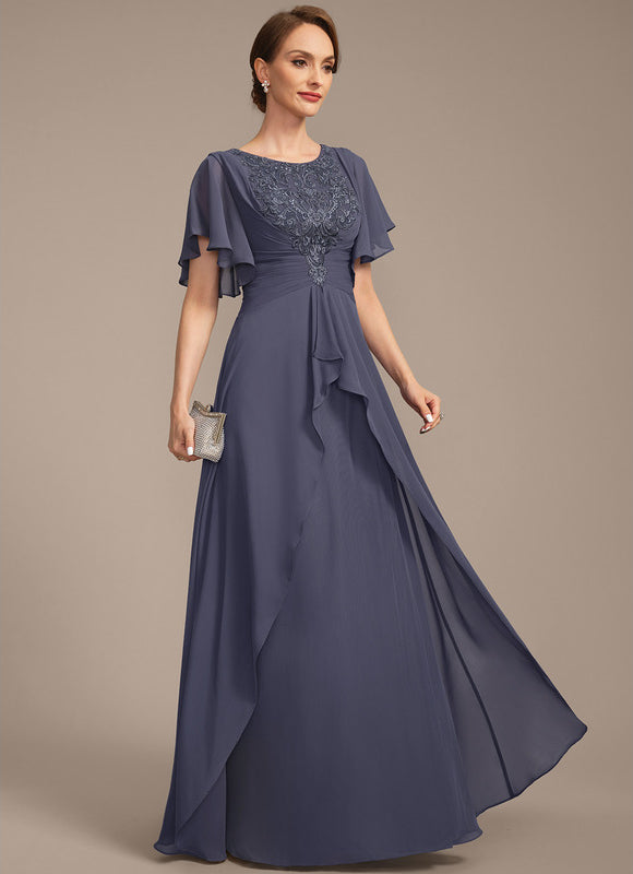 Robe Trapèze Bleu Serein Chic - gallery 4