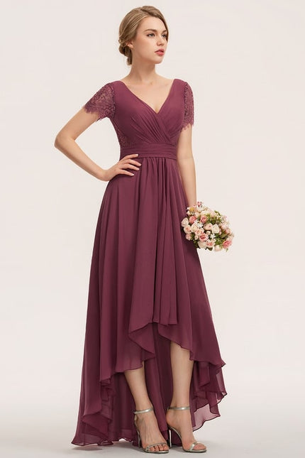 Robe Trapèze Dentelle Aérienne - gallery 2