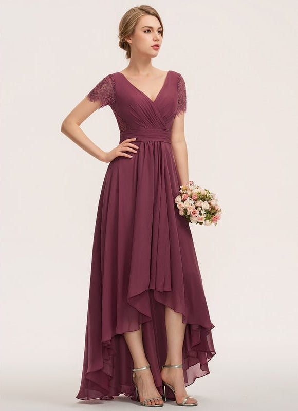 Robe Trapèze Dentelle Aérienne - gallery 2