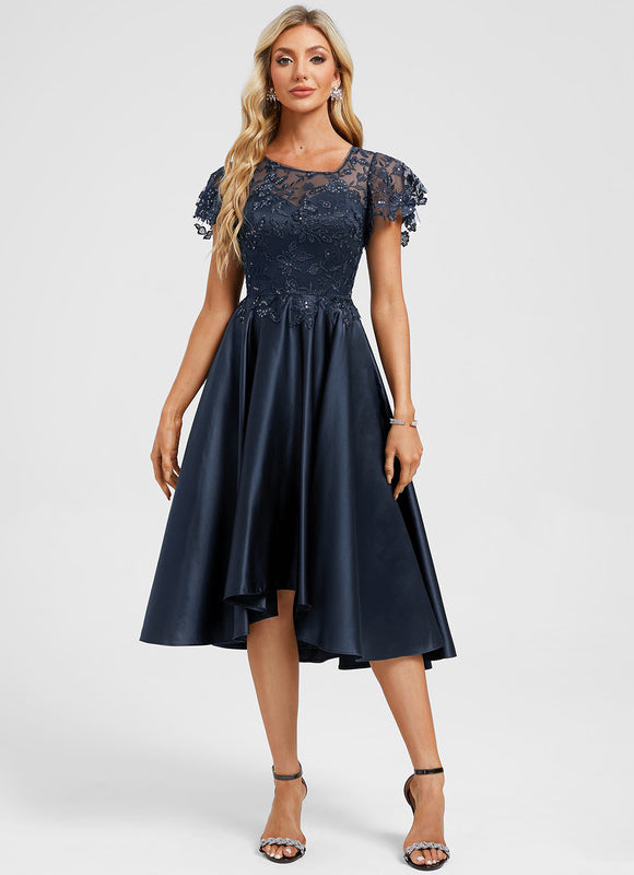 Robe De Cocktail Trapeze - gallery 3