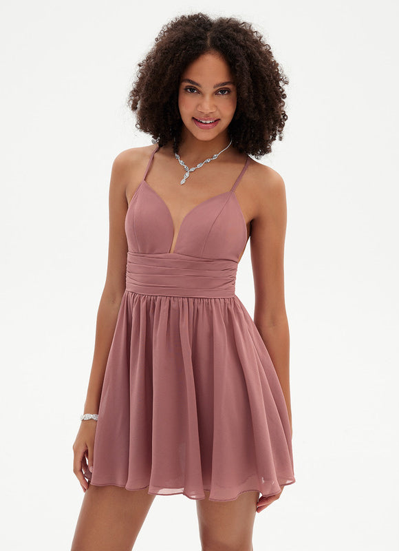 Robe Trapèze Verte Florale - gallery 6