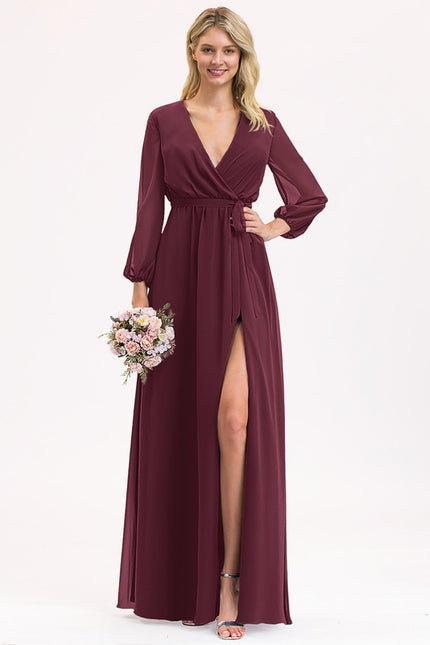 Robe Trapèze Ruban De Myrtille - gallery 9