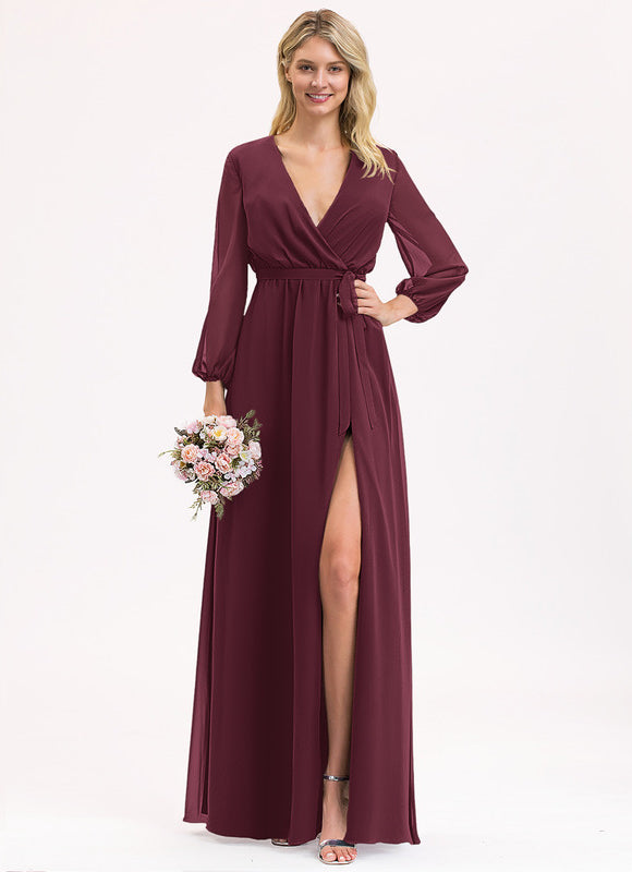 Robe Trapèze Ruban De Myrtille - gallery 9