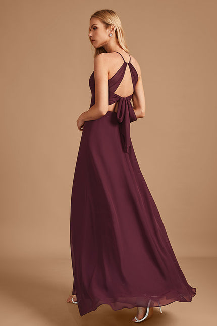 Robe Trapèze Vert Émeraude Longue Rayée - gallery 7