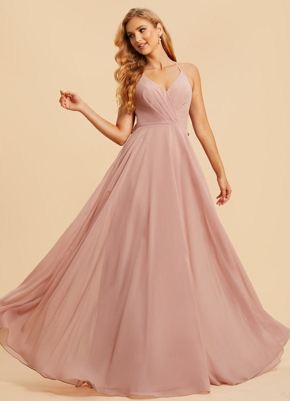 Robe Trapèze Mousseline Fendue