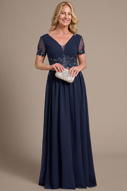 Robe Trapèze Nuit Élégante - gallery 3