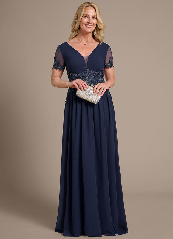 Robe Trapèze Nuit Élégante - gallery 3