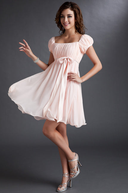 Robe Trapèze Douceur Pêche - gallery 3