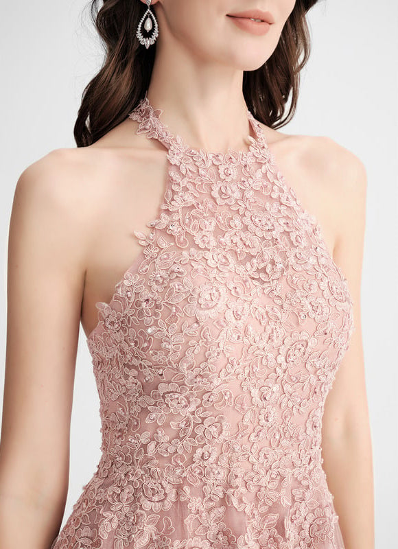 Robe Trapèze Lueur Rosée - gallery 4