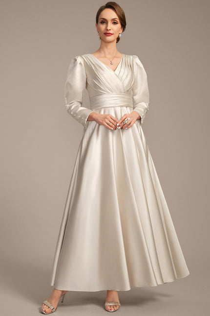 Robe Trapèze Lueur Satinée - gallery 3