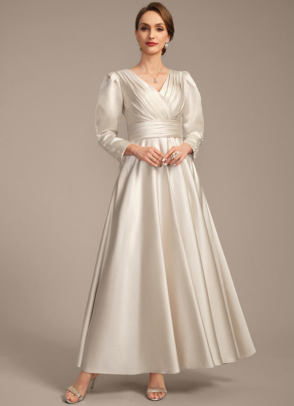 Robe Trapèze Lueur Satinée - gallery 3