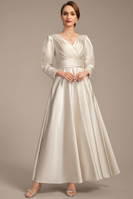Robe Trapèze Lueur Satinée - gallery 3