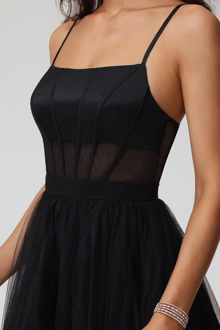 Robe Trapèze Ébène Étoilée - gallery 8