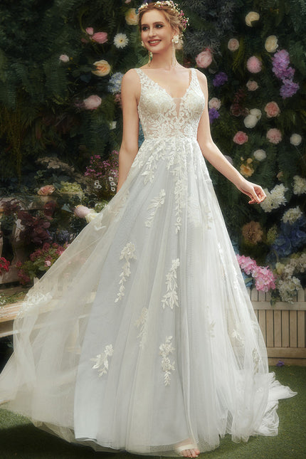 Robe Trapèze Voile Floral - gallery 3