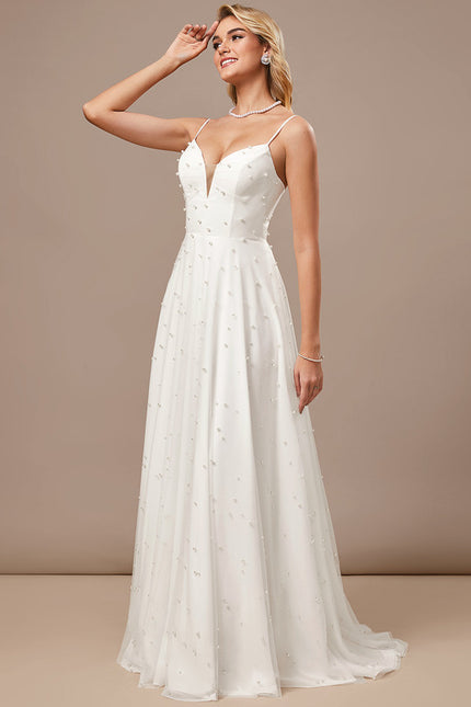 Robe Trapèze Éclat De Perles - gallery 1