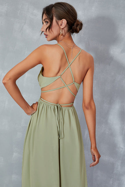 Robe Trapèze Verdure Élancée - gallery 5