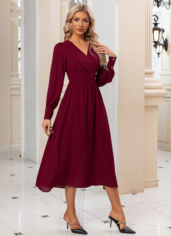Robe Trapeze Volant - gallery 3