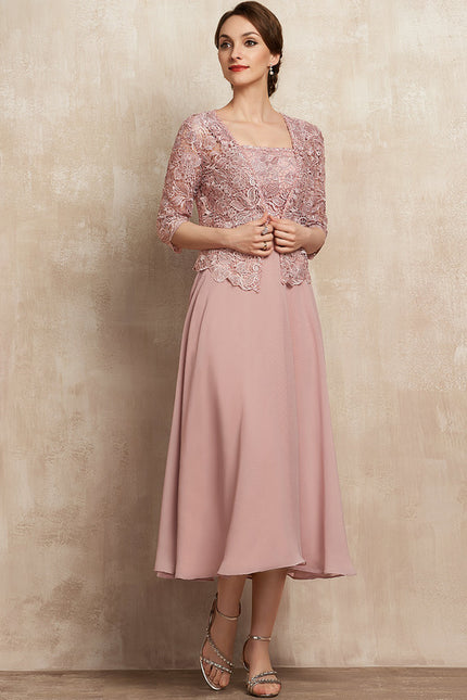 Robe Trapèze Éclat Rosé Serenade - gallery 2